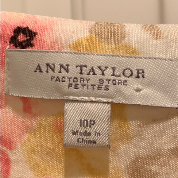 **HP!! Ann Taylor Factory Linen Blend Aline Skirt - Picture 3 of 3